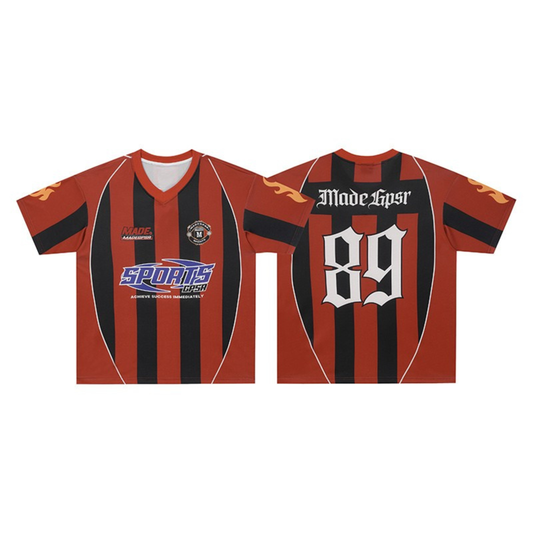 CapCabin Flame Stripe Number Performance Jersey