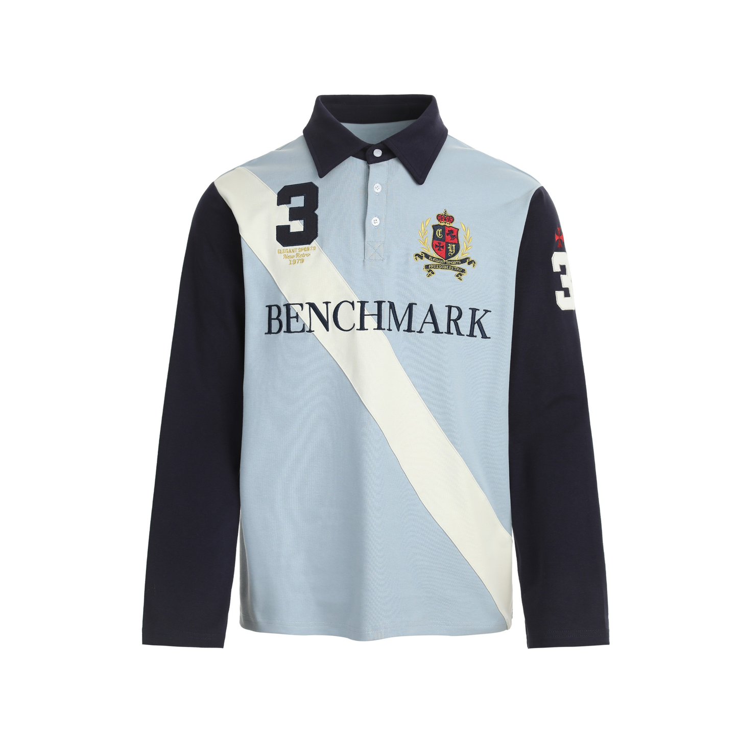 CapCabin Heritage Stripe Long Sleeve Polo