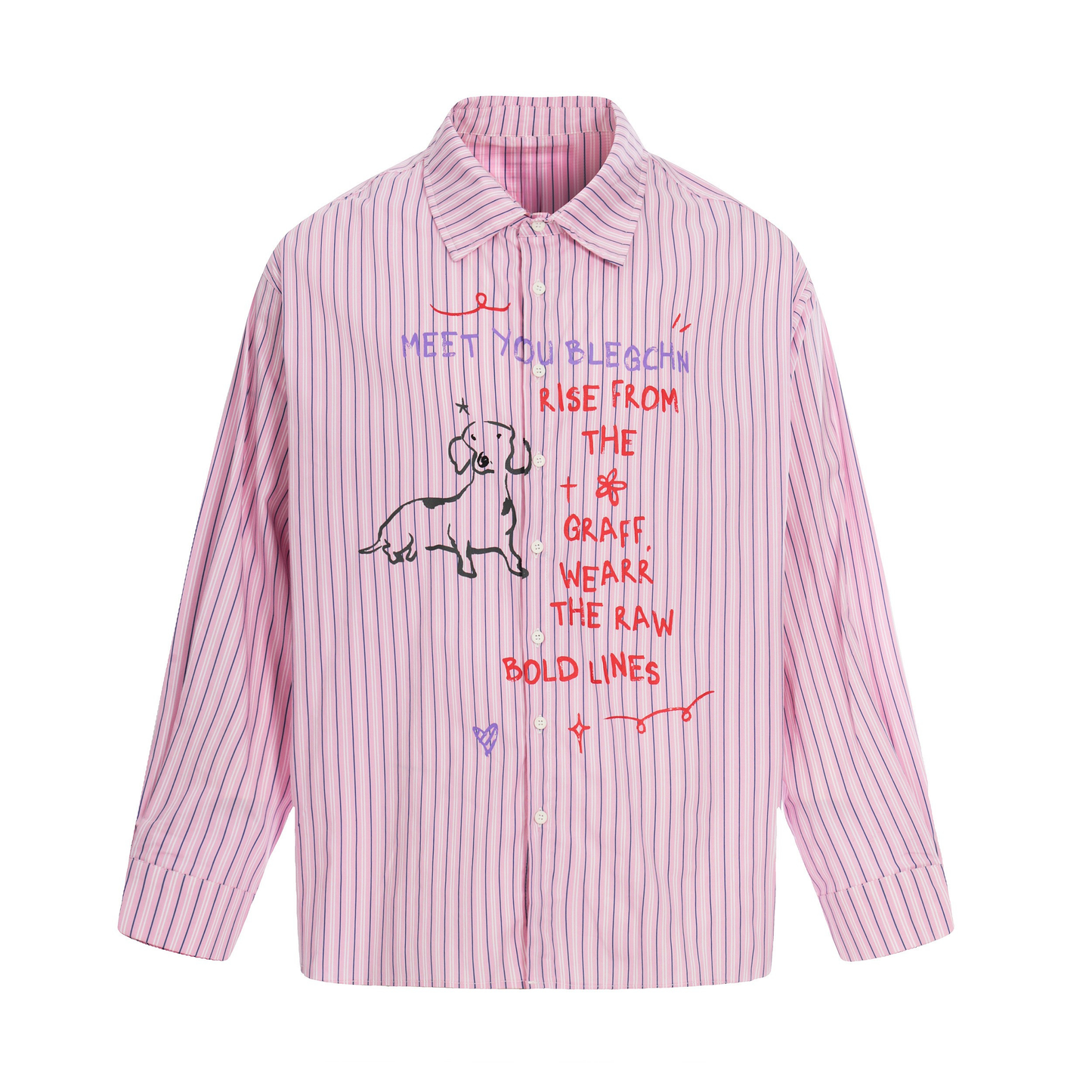 CapCabin Handwritten Stripe Shirt