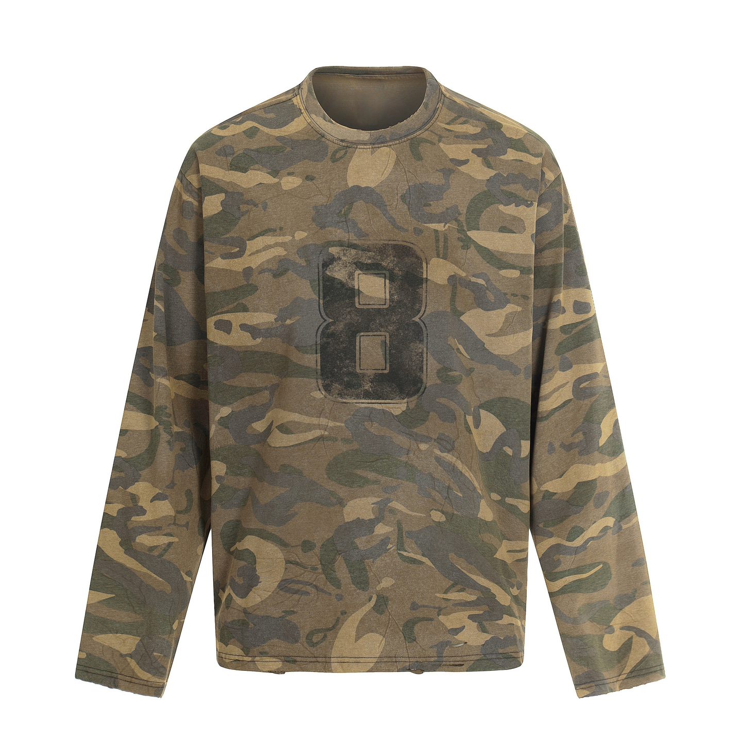 CapCabin Camo Graphic Long Sleeve Tee
