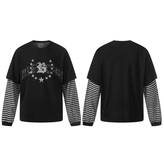 CapCabin Layered Graphic Long Sleeve Tee