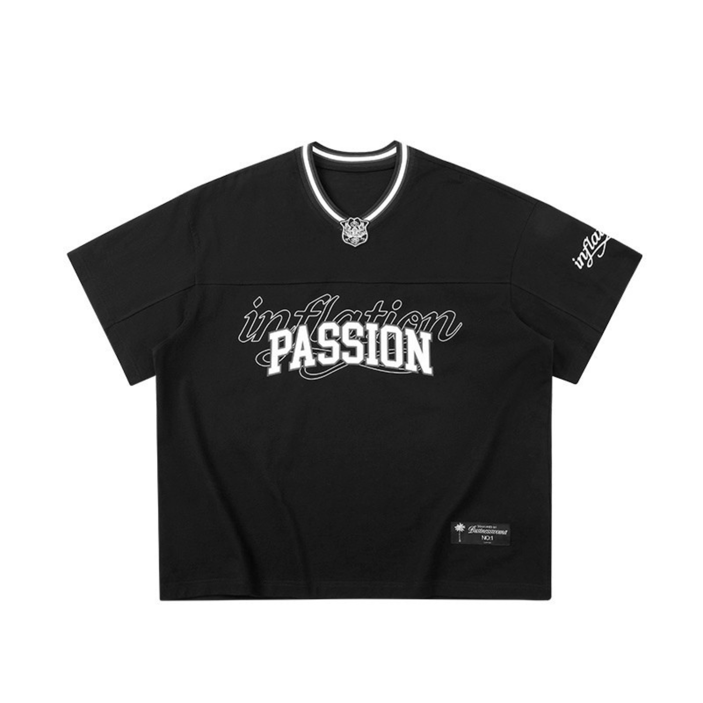 CapCabin Passion Graphic V-Neck Tee