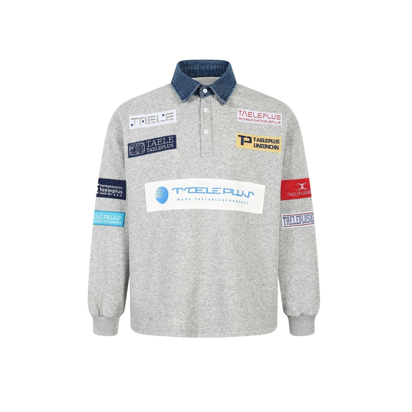 CapCabin Patchwork Polo Sweatshirt