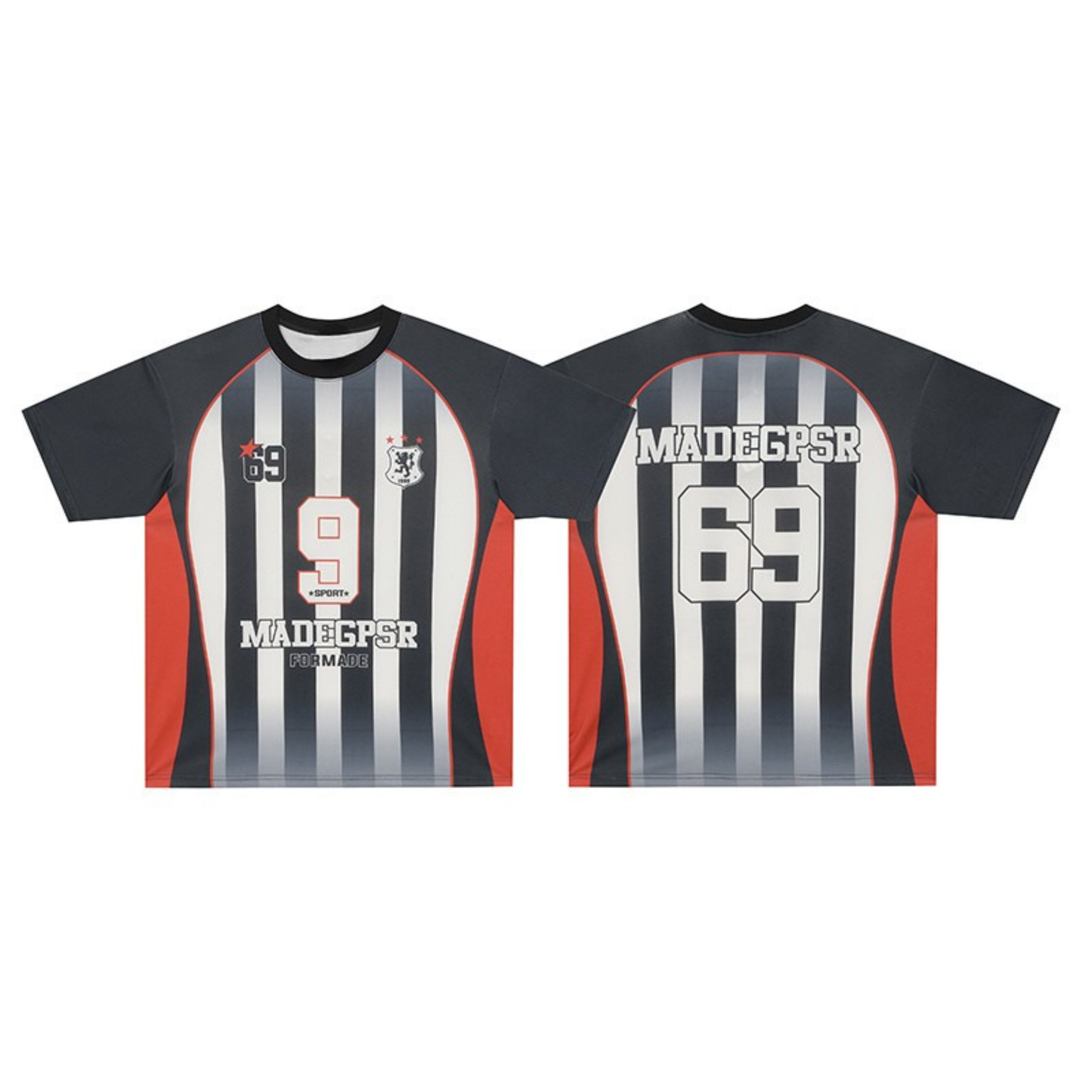 CapCabin Vertical Stripe Number Performance Jersey