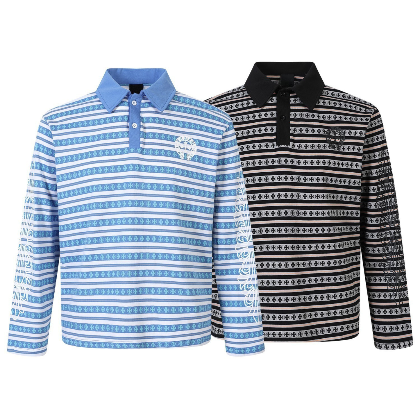 CapCabin Heritage Stripe Long Sleeve Polo
