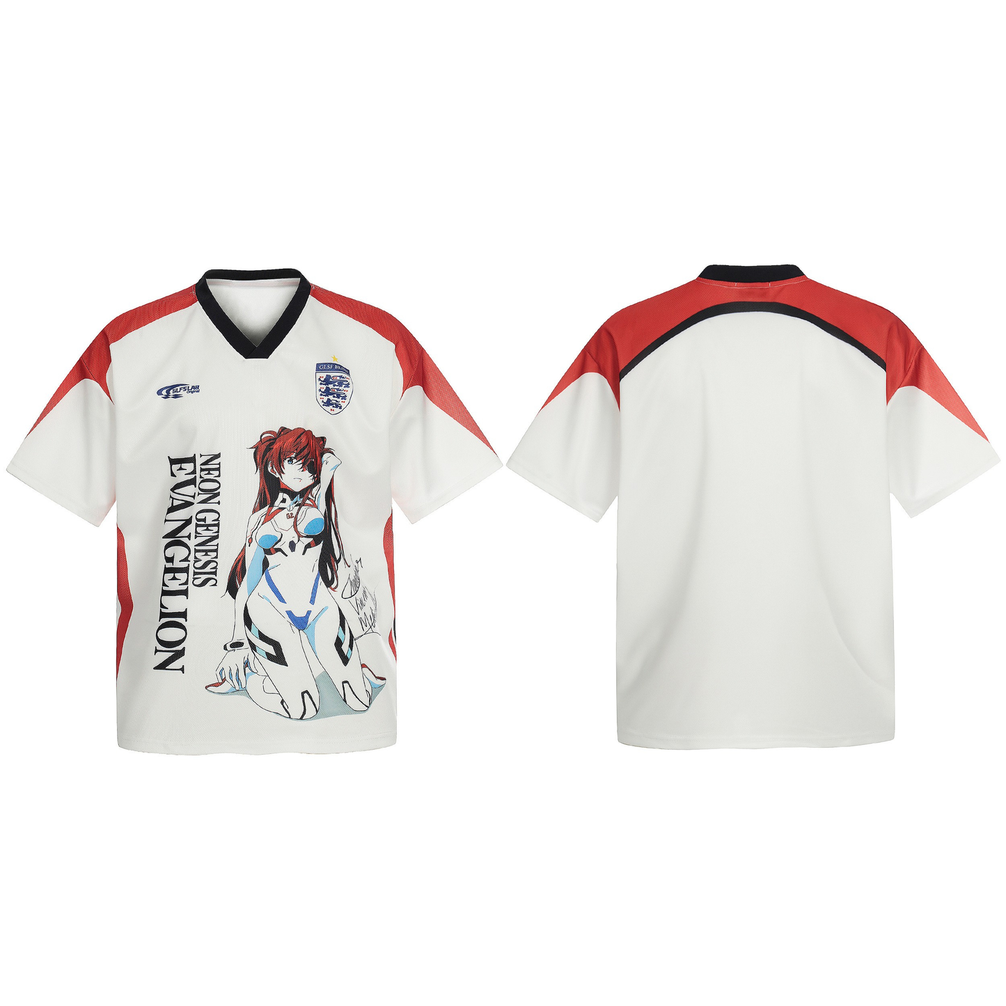 CapCabin Anime Graphic Mesh Soccer Jersey