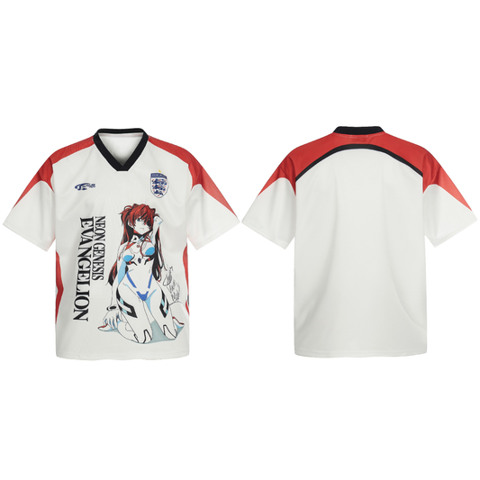 CapCabin Anime Graphic Mesh Soccer Jersey