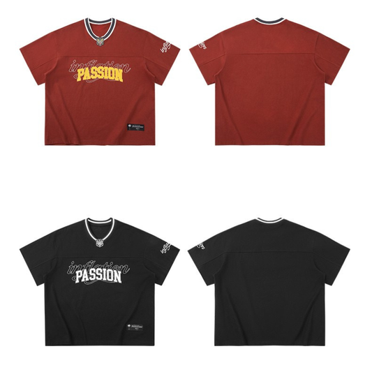 CapCabin Passion Graphic V-Neck Tee