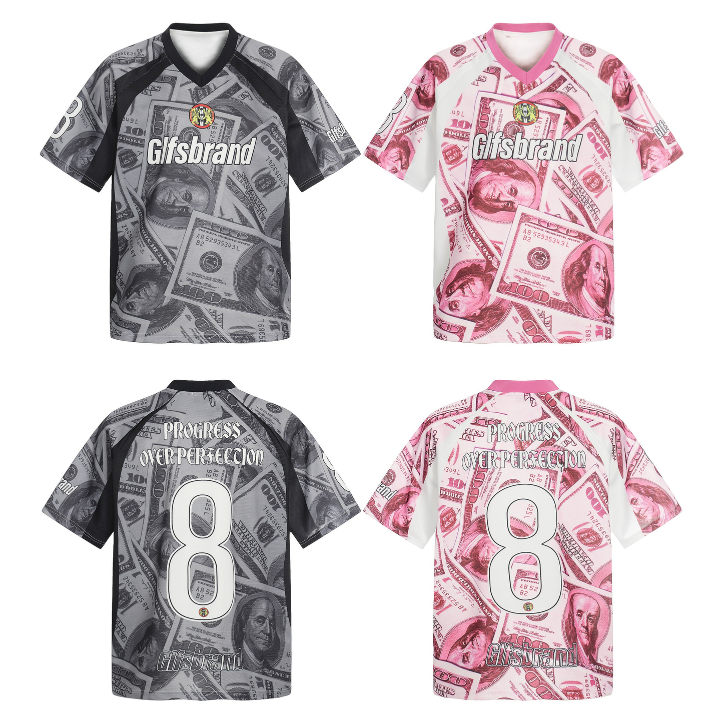 CapCabin Dollar Print Mesh Jersey