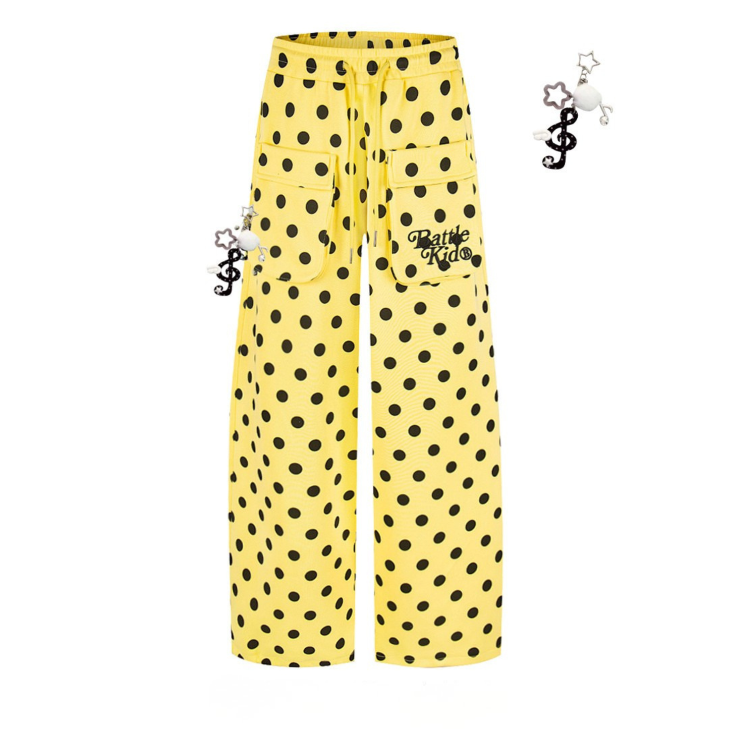 CapCabin Polka Dot Cargo Pants