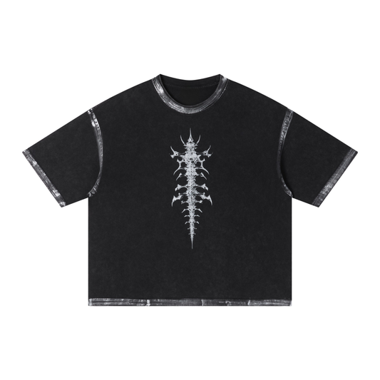 CapCabin Spine Graphic Washed T-Shirt