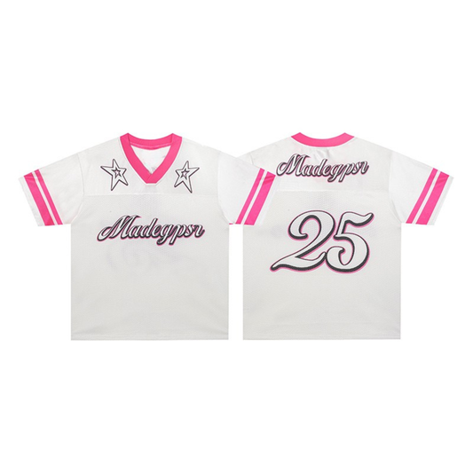 CapCabin Pink Star 25 Performance Jersey