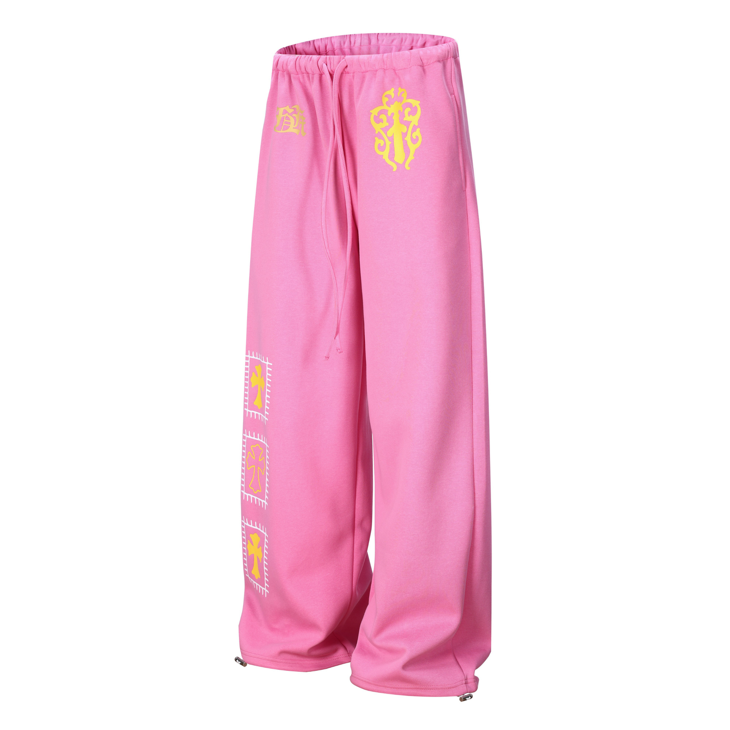 CapCabin Graphic Wide-Leg Sweatpants