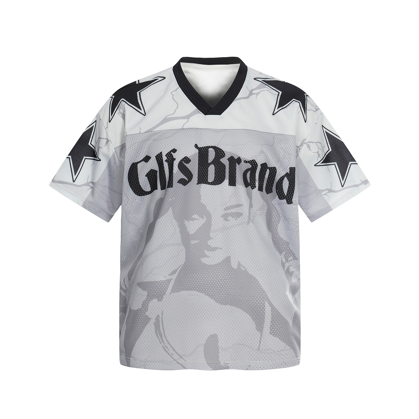 CapCabin Portrait Graphic Mesh Jersey