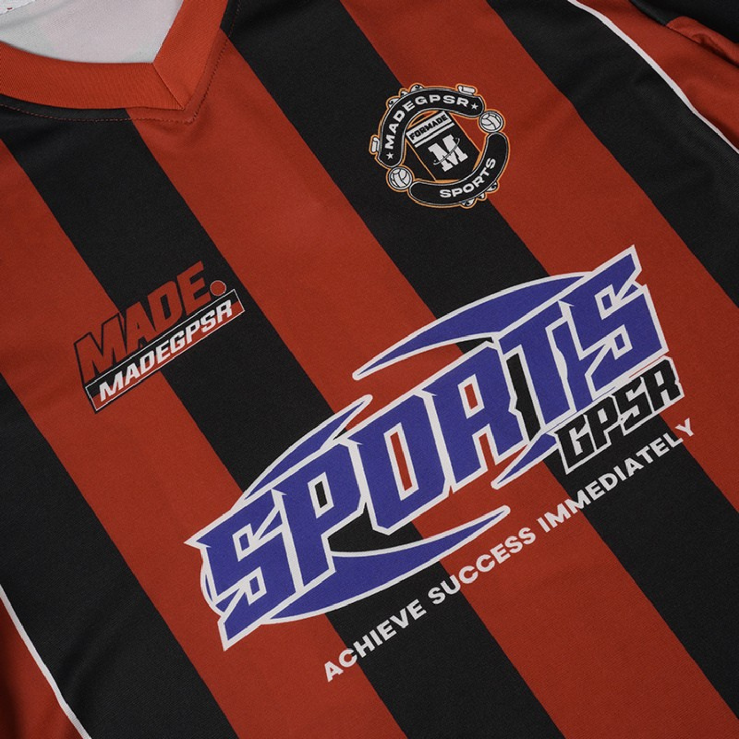 CapCabin Flame Stripe Number Performance Jersey