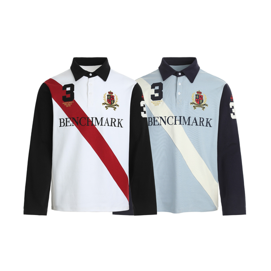 CapCabin Heritage Stripe Long Sleeve Polo