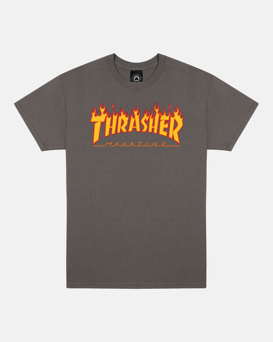 FLAME - TSHIRT - CHARCOAL