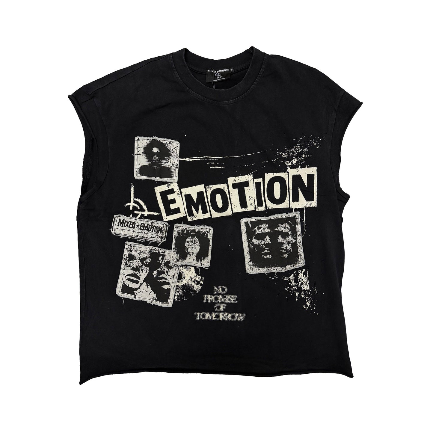 “Newspaper” Sleeveless tee