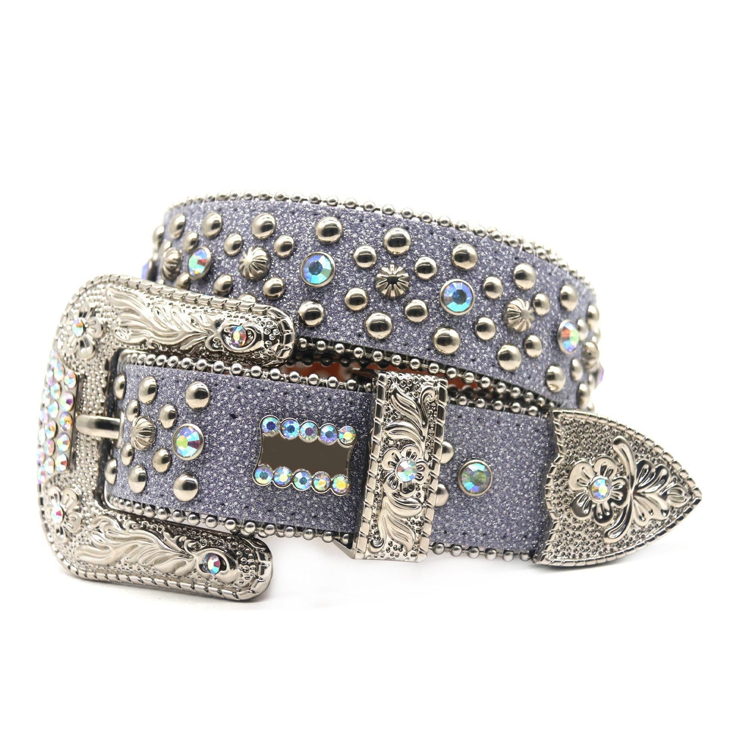 Rhinestone Punk Belt