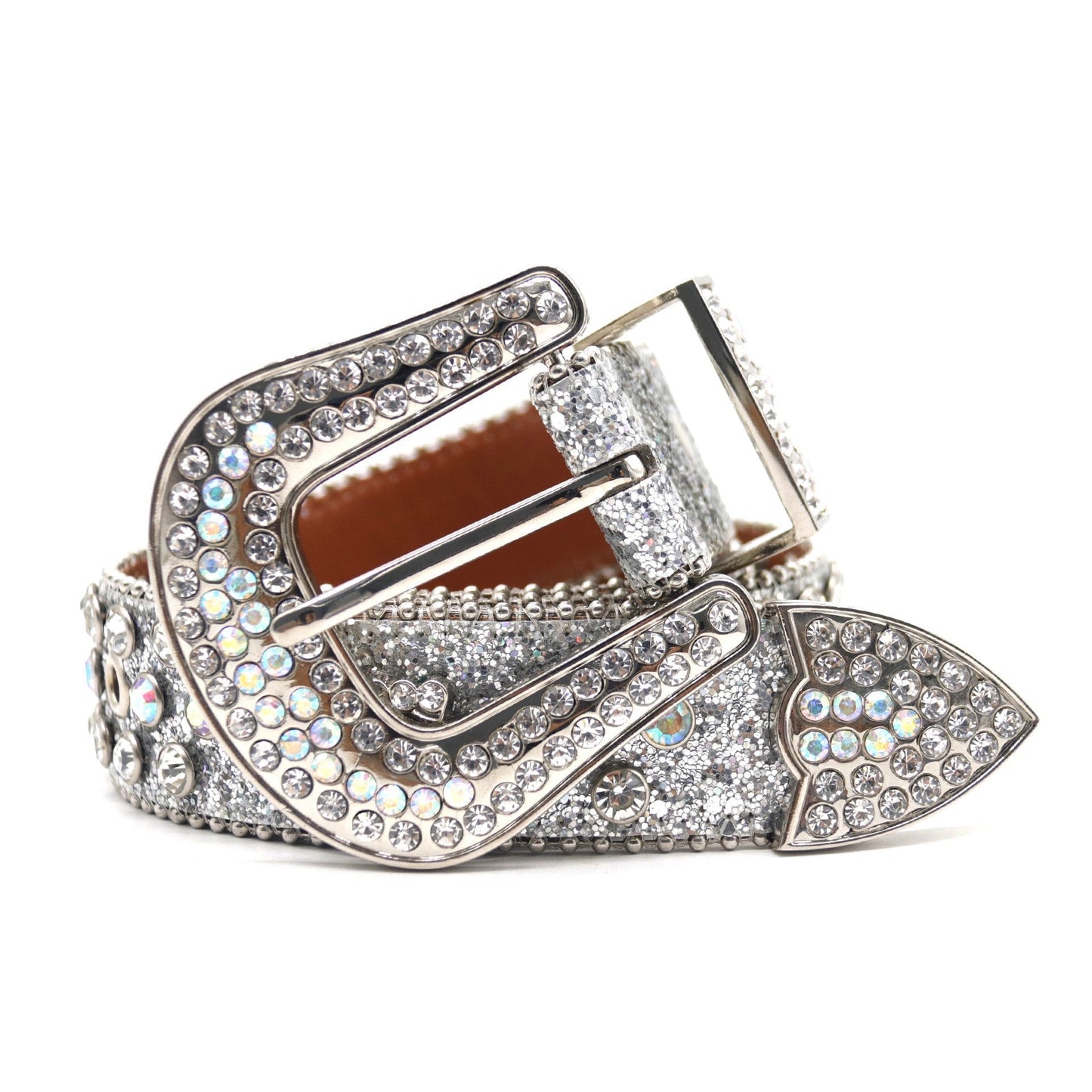 Rhinestone Punk Belt