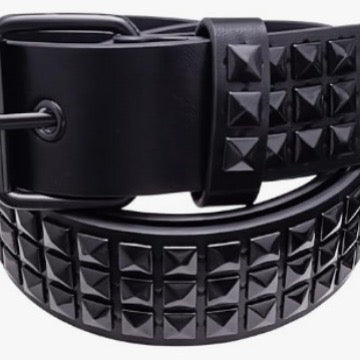 Punk Square Stud Rivet Belt