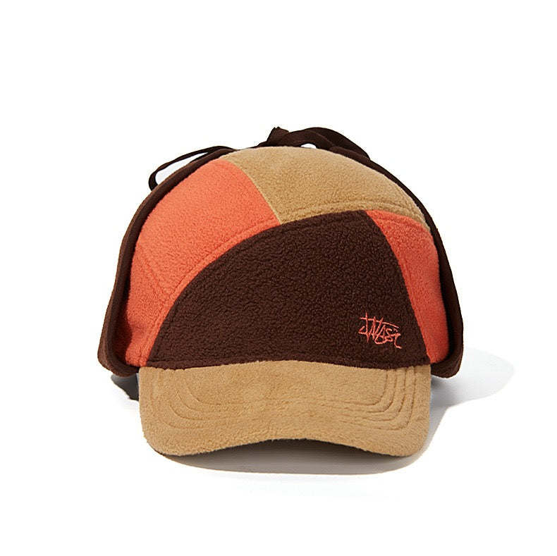 Color-blocked Newsboy Cap