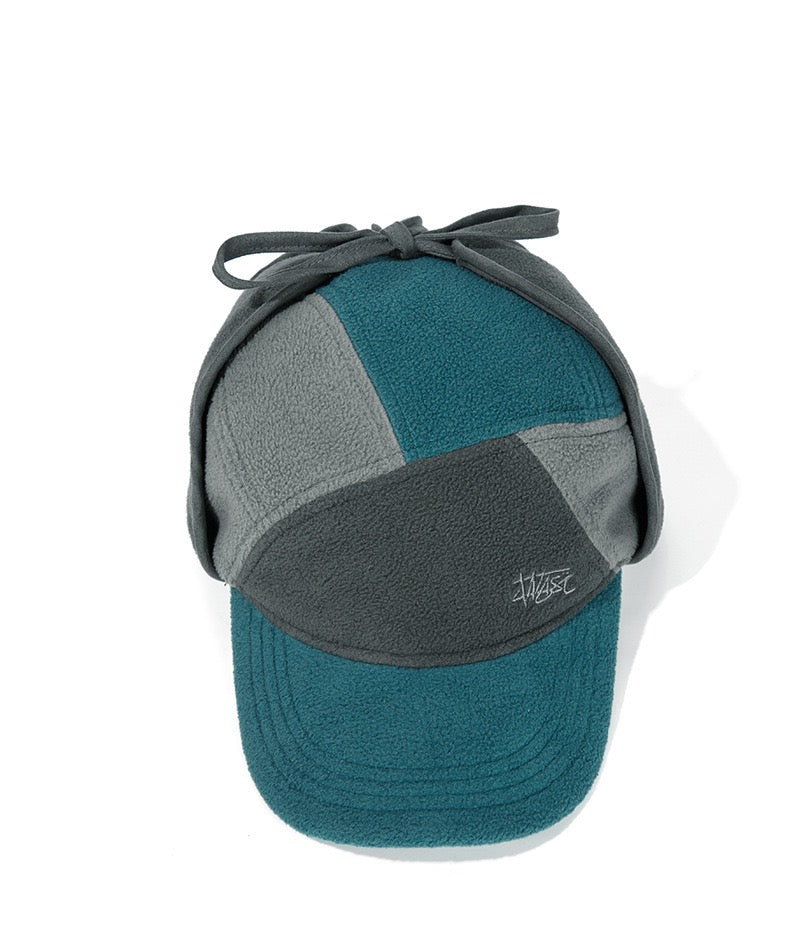 Color-blocked Newsboy Cap