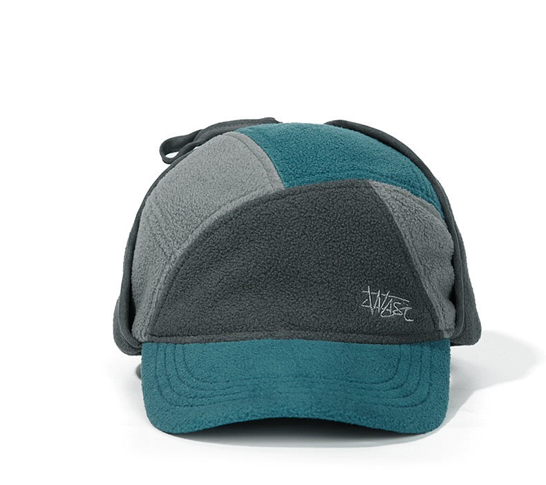 Color-blocked Newsboy Cap