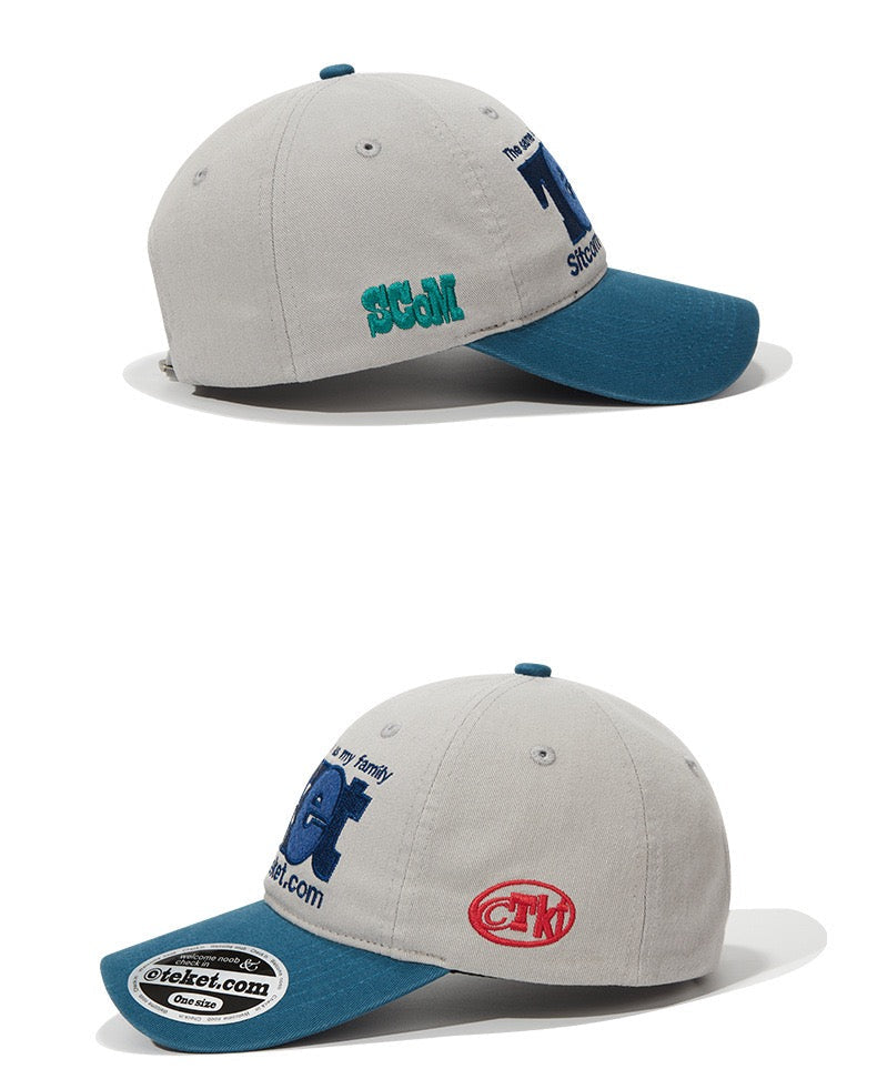 Retro Embroidered Flat Cap