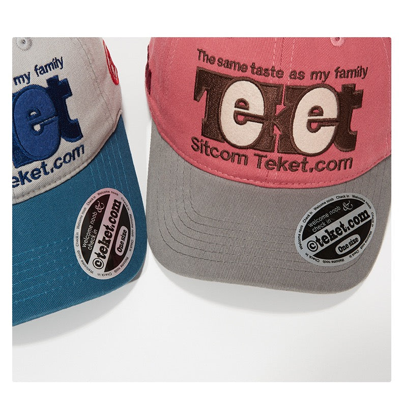 Retro Embroidered Flat Cap