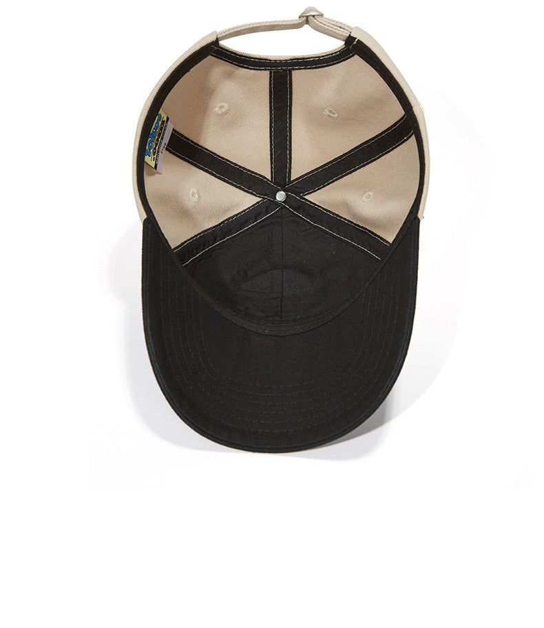 Retro Embroidered Flat Cap