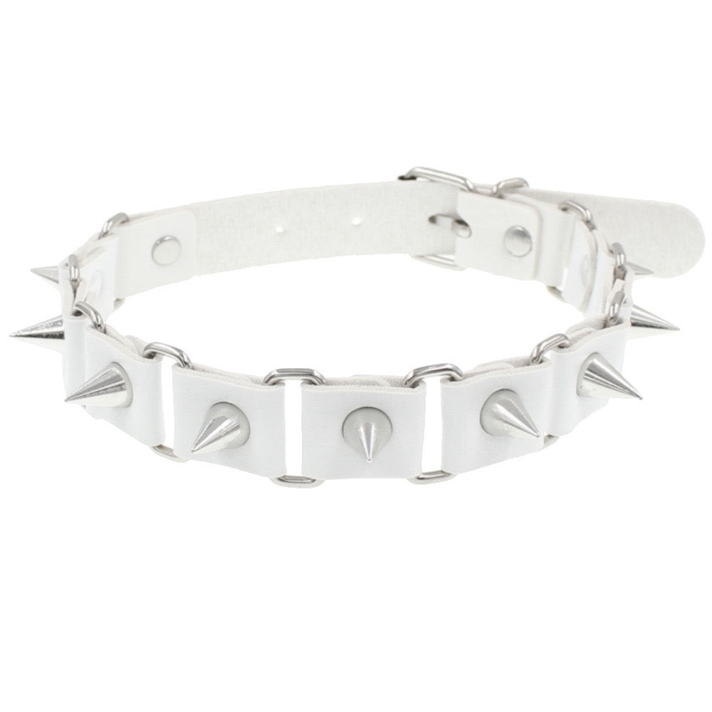 Punk Spiked Studded Necklace