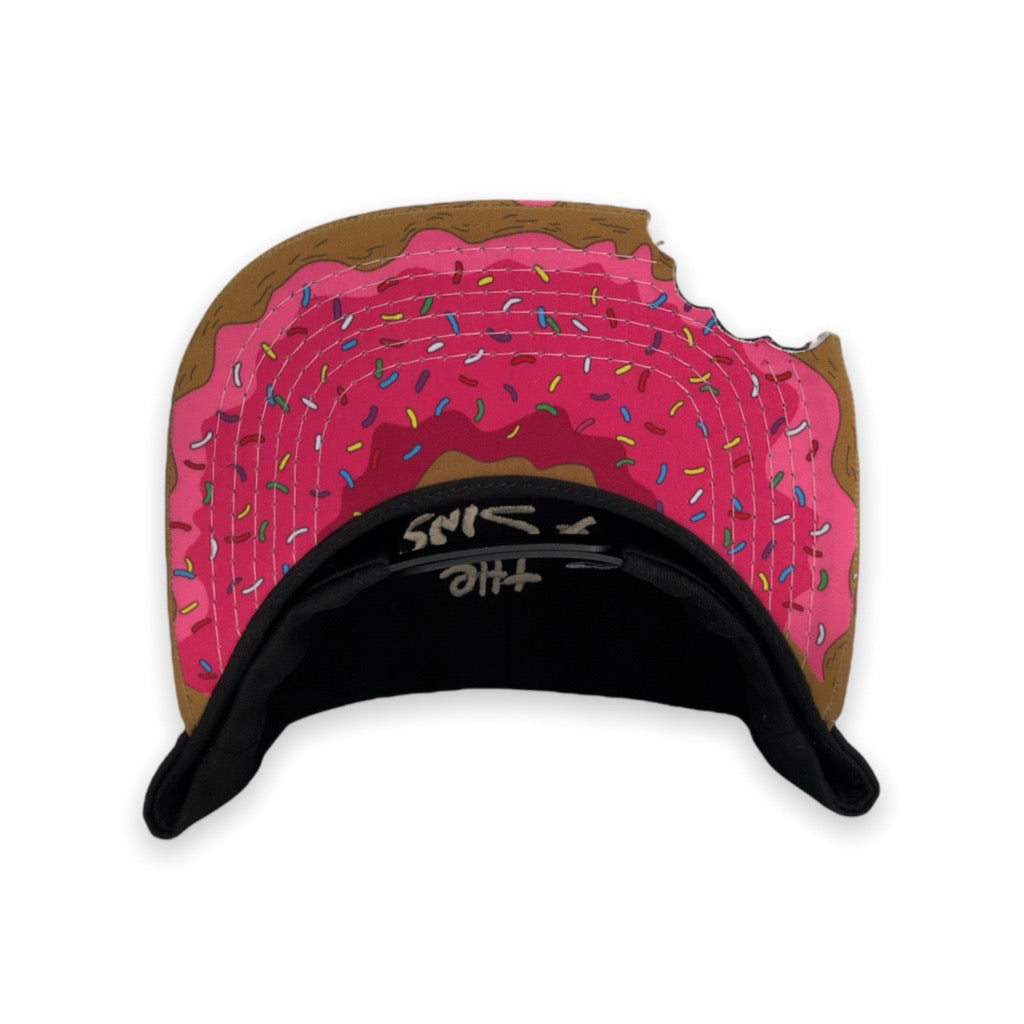 Adjustable Cartoon Flat Brim Cap