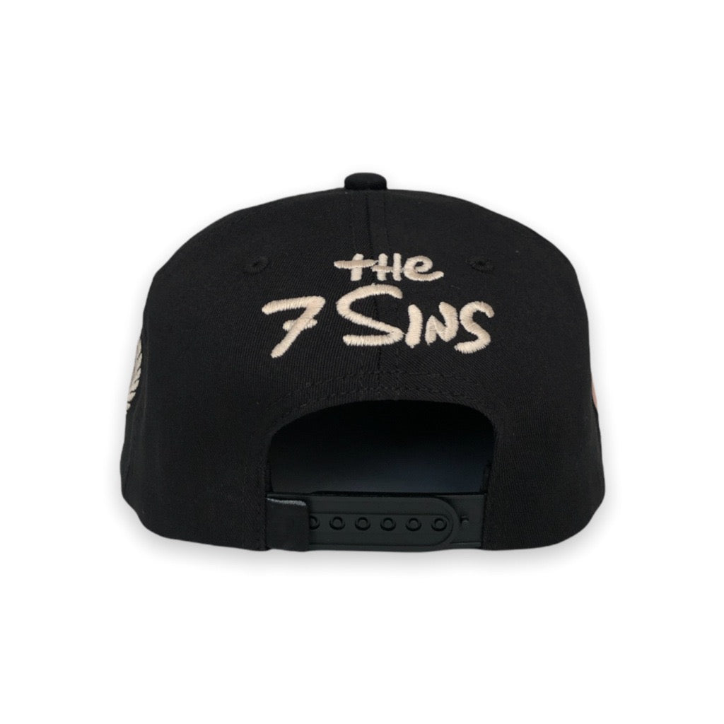 Adjustable Cartoon Flat Brim Cap