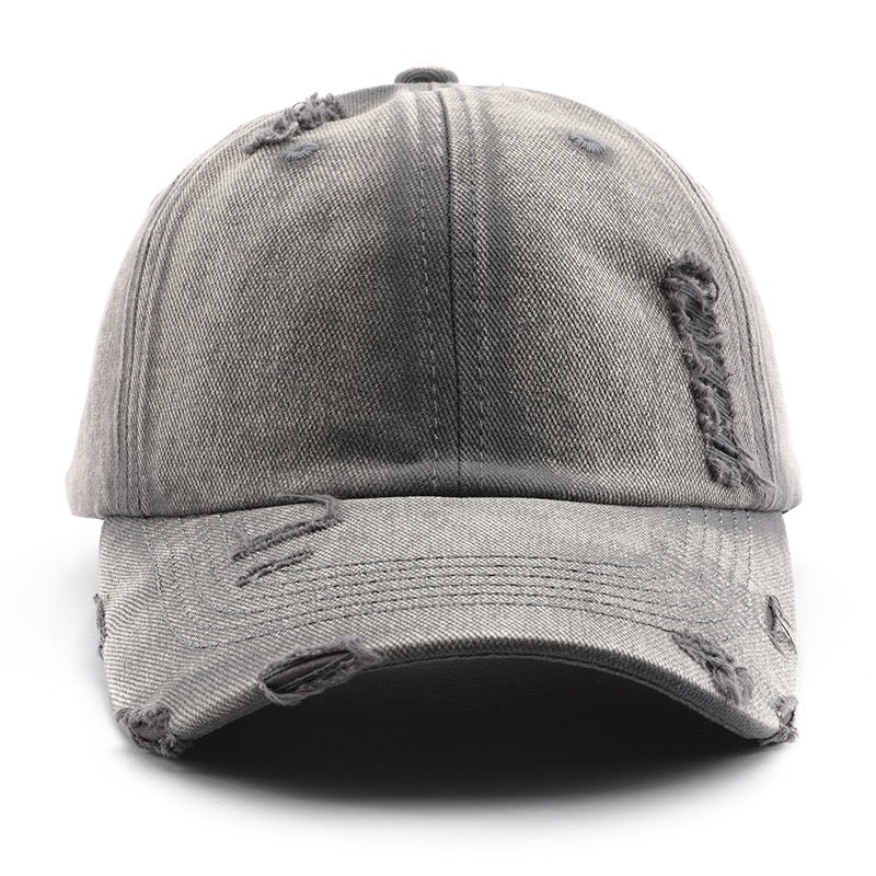Washed Distressed Solid Color Hat