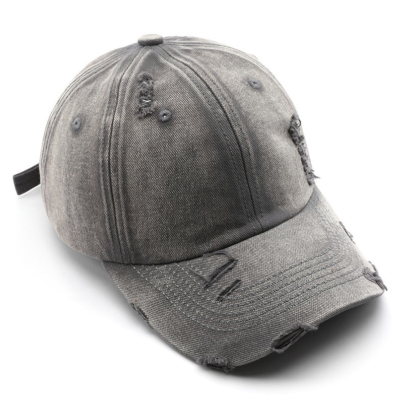 Washed Distressed Solid Color Hat