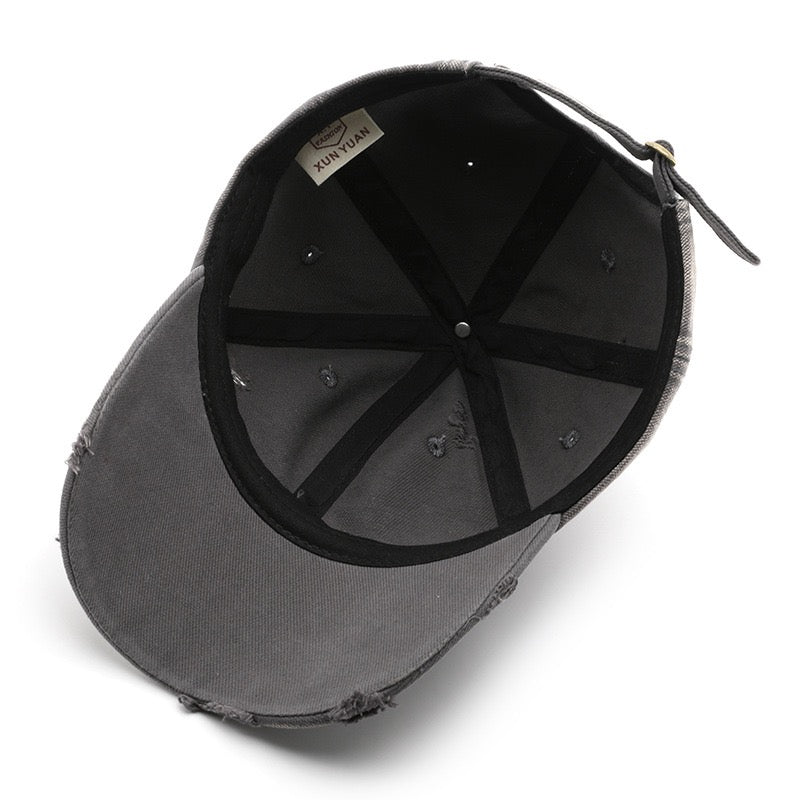 Washed Distressed Solid Color Hat