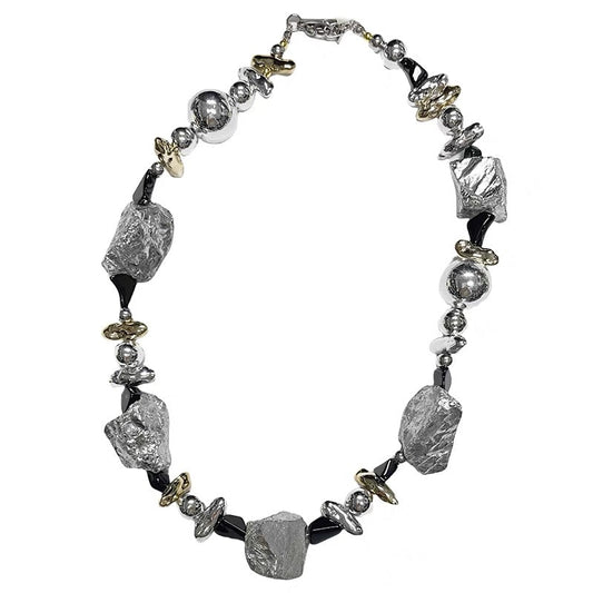 Personalized Natural Stone Beaded Necklace