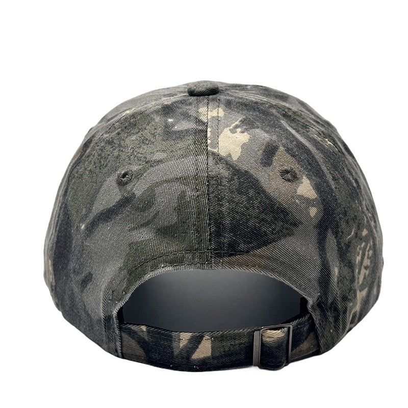 American Vintage Distressed Letter Embroidered Baseball Cap