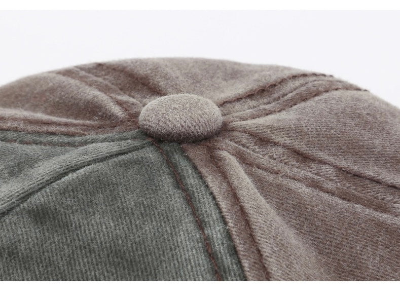 Letter Embroidered Distressed Hat