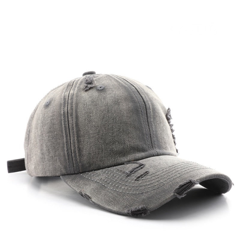 Washed Distressed Solid Color Hat