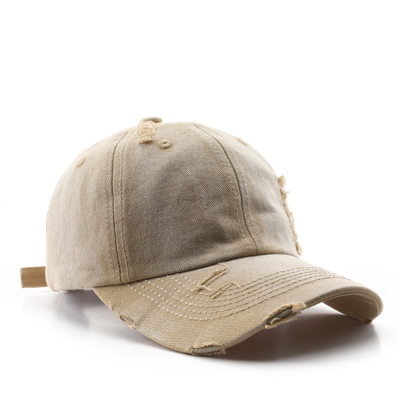 Washed Distressed Solid Color Hat