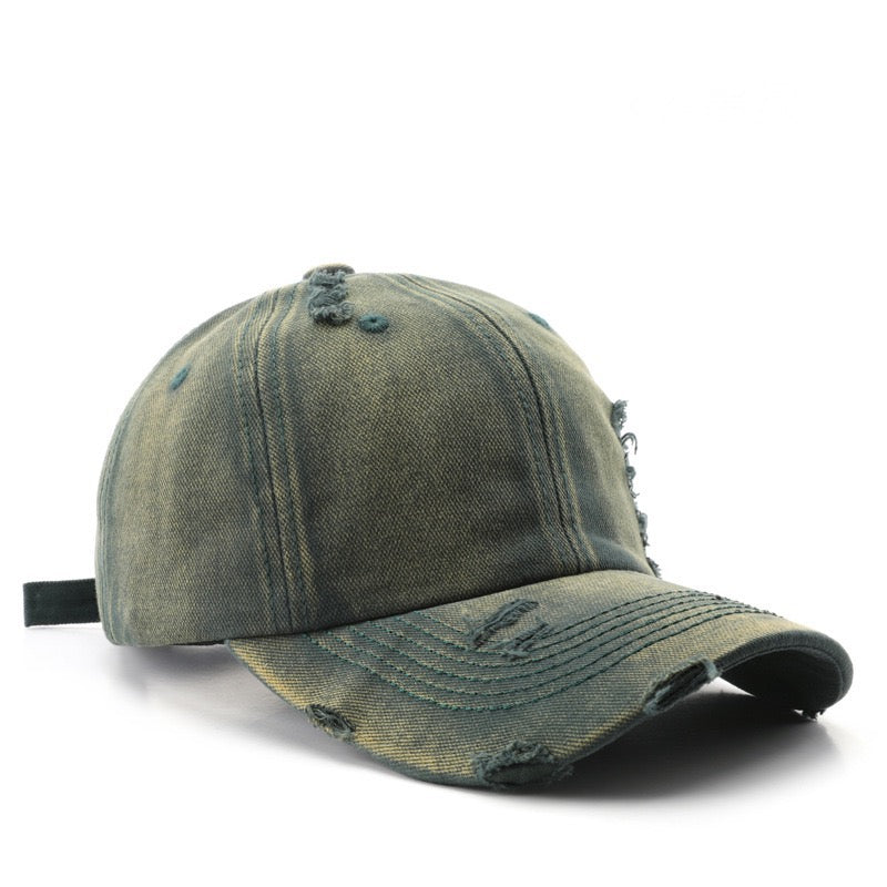 Washed Distressed Solid Color Hat