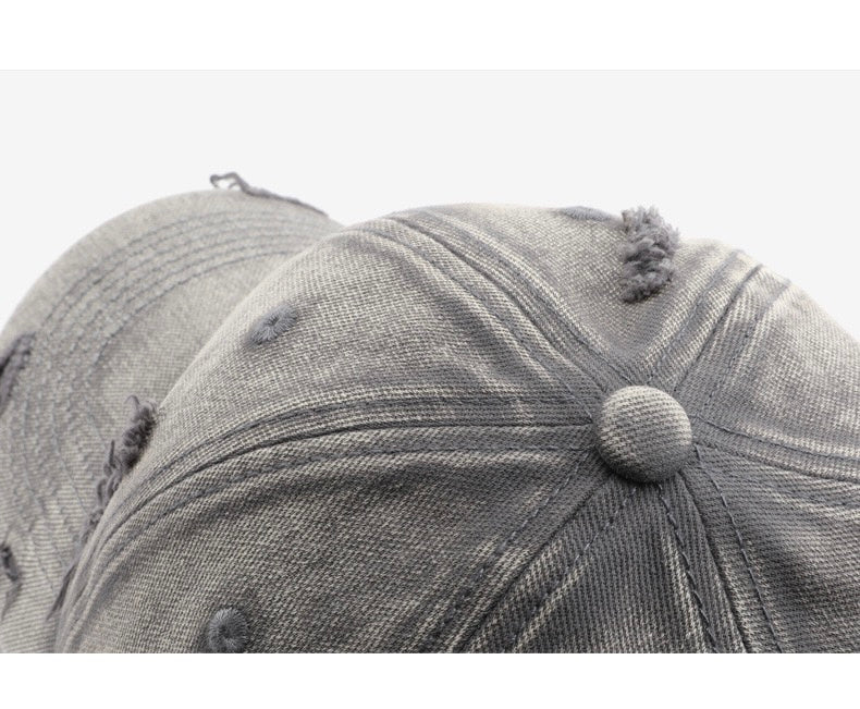Washed Distressed Solid Color Hat