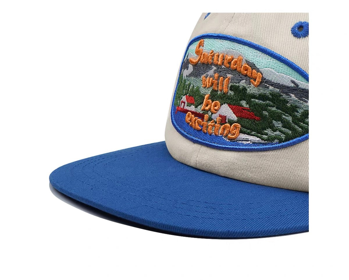 Outdoor Sport Flat-Brim Cap