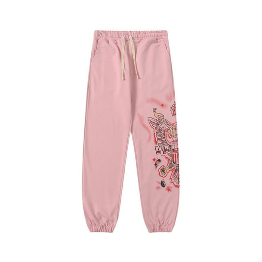 Vale Forever Valley Dreams Eagle Graphic Vintage Wash Sweatpants pink