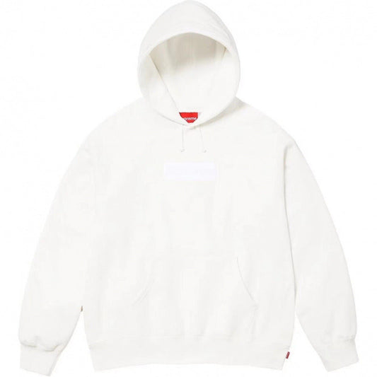 Supreme Box Logo Hooded Sweatshirt - White