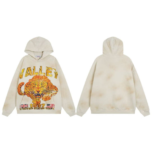 Vale Forever Valley 1987 United States Tour Pullover Hoodie (Cream)