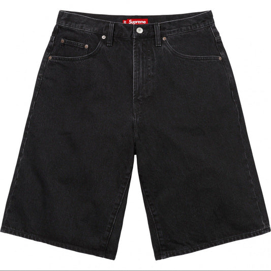 Supreme Denim Work Shorts - Washed Black