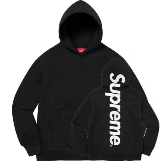Supreme Vertical Box Logo Hooded Sweatshirt - Black
